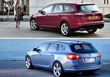 Ford Focus Kombi vs. Opel Astra Sports Tourer: Designový duel