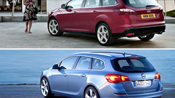 Ford Focus Kombi vs. Opel Astra Sports Tourer: Designový duel