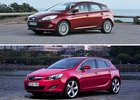 Ford Focus vs. Opel Astra: Designový duel
