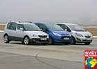 TEST Ford B-Max vs. Opel Meriva vs. Škoda Roomster – Neobyčejný život obyčejných dveří
