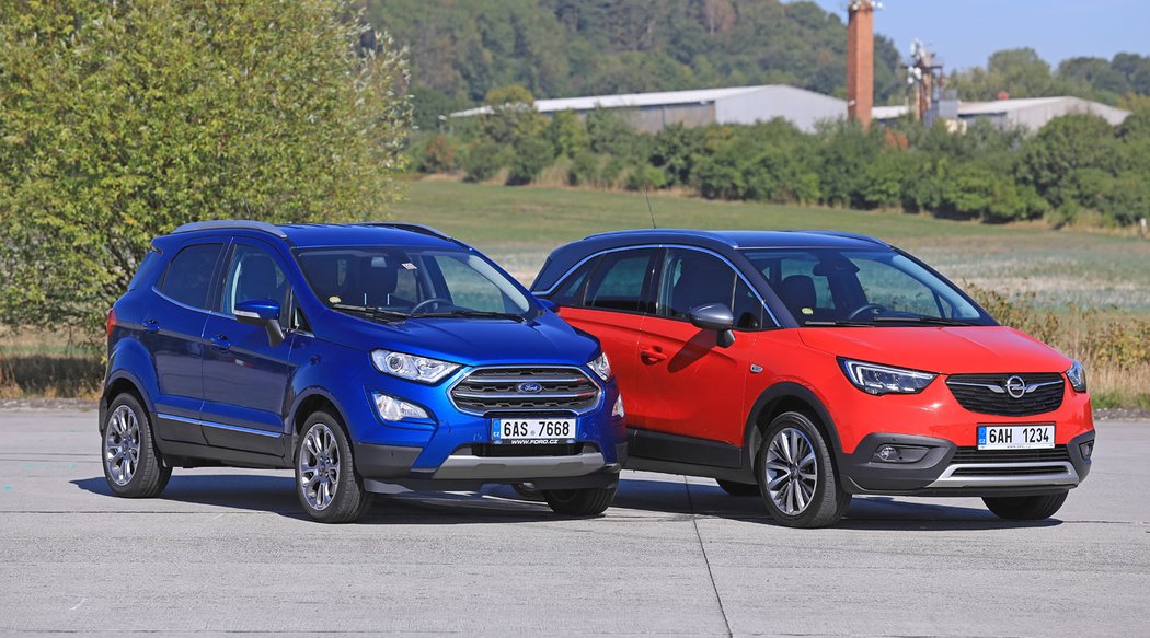 Ford Ecosport 1.0 EcoBoost vs. Opel Crossland X 1.2 Turbo