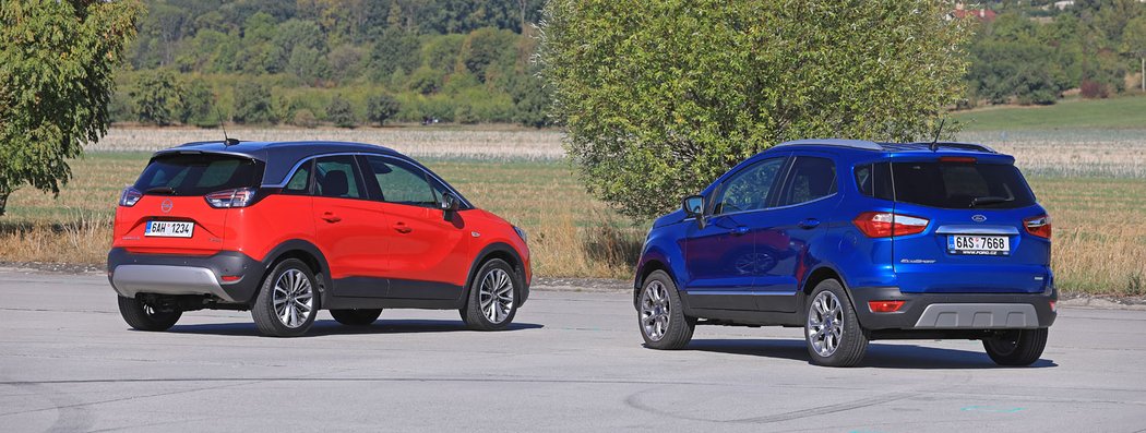 Ford Ecosport 1.0 EcoBoost vs. Opel Crossland X 1.2 Turbo