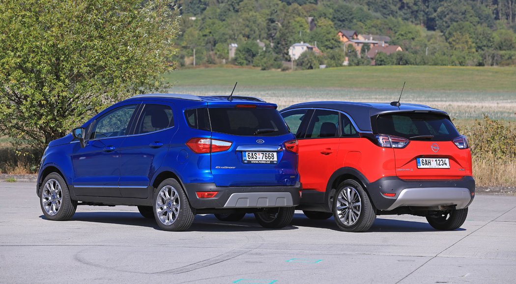 Ford Ecosport 1.0 EcoBoost vs. Opel Crossland X 1.2 Turbo