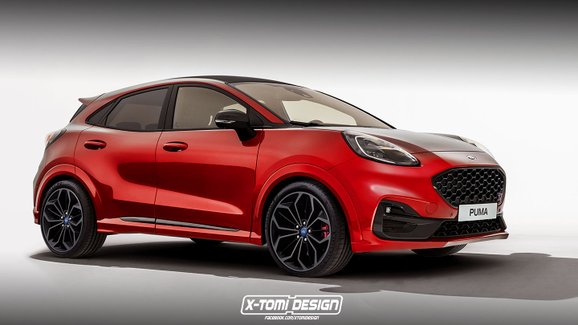 Ford Puma ST vykreslen jako další sportovní crossover. Jak se vám líbí?