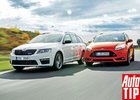 Škoda Octavia RS TSI Combi vs. Ford Focus ST Kombi: Kdo vyhraje?