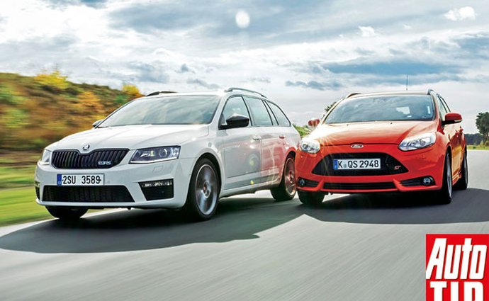 Škoda Octavia RS TSI Combi vs. Ford Focus ST Kombi: Kdo vyhraje?