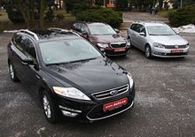 TEST Ford Mondeo kombi vs. Škoda Superb Combi vs. VW Passat Variant – Manažerská kombinatorika