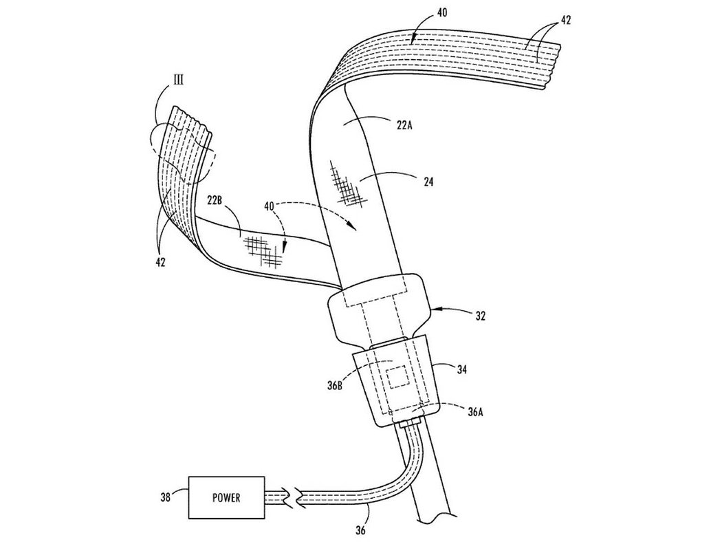 Patent vyhřívaného bezpečnostího pásu Ford