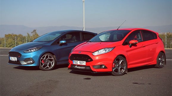 Fordy Fiesta ST v Mostě: Tříválec vs. čtyřválec. Kdo bude rychlejší?