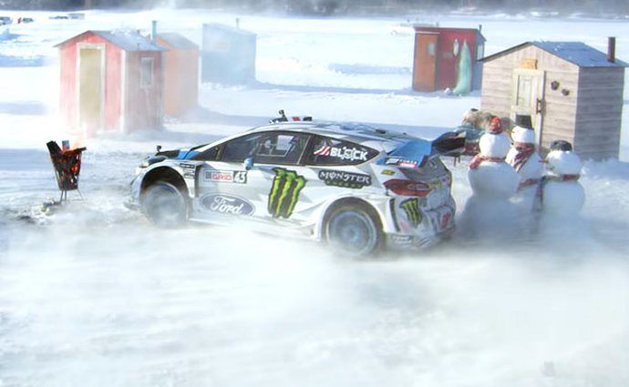 Devatenáct minut plných automobilové show: Ken Block řádí v desátém pokračování Gymkhany