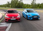 TEST Vokswagen Golf R vs. Ford Focus RS – Je RS víc než R?