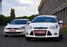 TEST Ford Focus 1,6 TDCi vs. VW Golf 1,6 TDI – Superhrdina kontra etalon