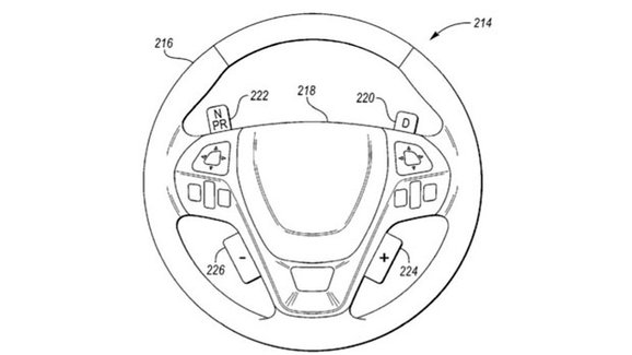 Ford si patentoval bizarní převodovku umístěnou... Na volantu!