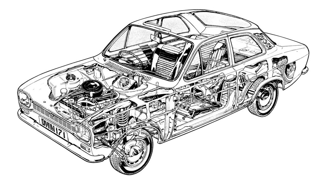 Ford Escort Coupe 1967