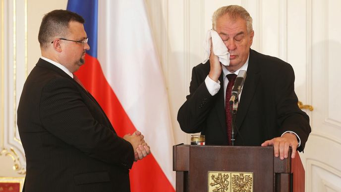 Jindřich Forejt a Miloš Zeman.