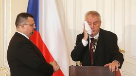 Jindřich Forejt a Miloš Zeman