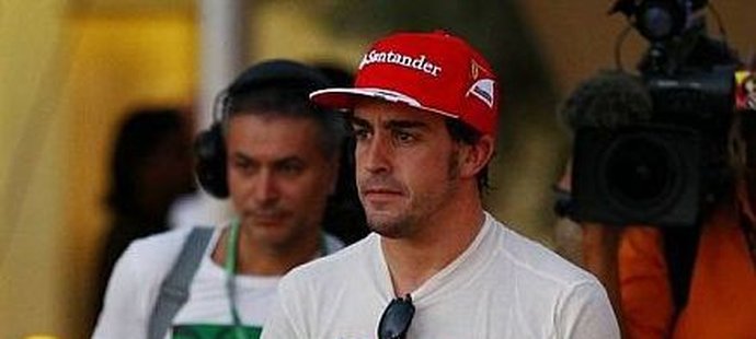 Fernando Alonso při GP Abu Dhabi