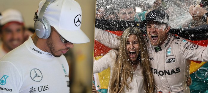 Nico Rosberg slavil titul, Lewis Hamilton přes vítězství v posledním závodě ho o něj nepřipravil