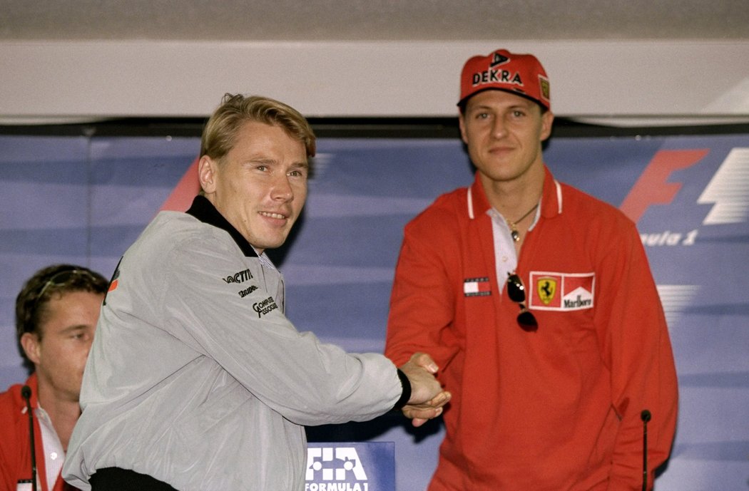 Mika Häkkinen a Michael Schumacher