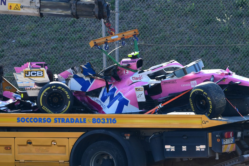 VC Toskánska Formule 1 2020: Nehoda