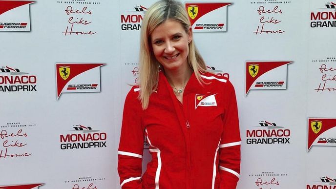 Eva Kilianová, jediná Češka trvale pracující v kolotoči F1