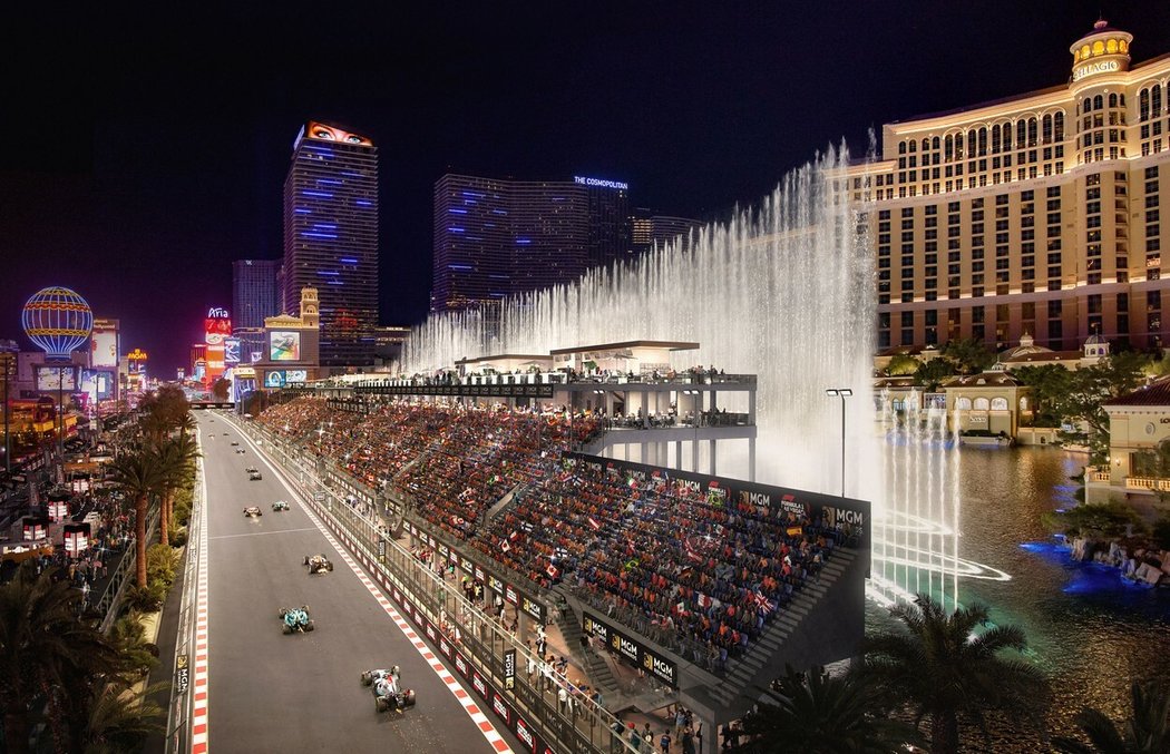 Tak bude vypadat dojezd Velké ceny F1 v Las Vegas
