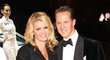Michael Schumacher s manželkou Corinnou v roce 2010
