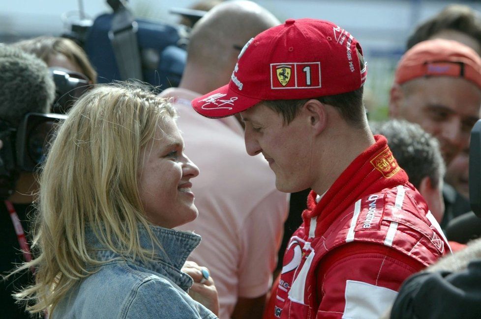 Michael Schumacher se svojí ženou Corinnou