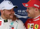 Valtteriho Bottase (vlevo) u týmu Mercedes Sebastian Vettel (vpravo) pravděpodobně nenahradí. Němec zatím netuší, co s ním v sezoně 2021 bude.