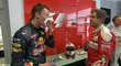 Hádku mezi Sebastianem Vettelem a Daniilem Kvjatem viděli diváci v přímém přenosu