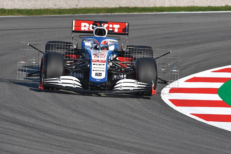 „Zahrádka“ na vozu formule 1 je soustava senzorů, které týmy používají při testech aerodynamiky