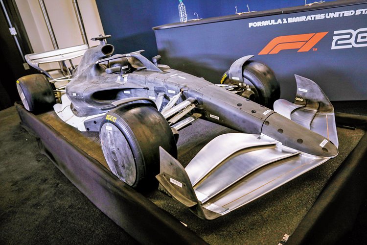 Model vozu formule 1 pro aerodynamický tunel pro sezonu 2021