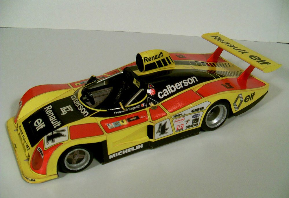 Model závodního vozu Renault-Alpine