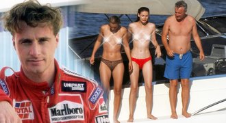 Bývalá hvězda Formule 1 Eddie Irvine v ráji: Čtyři prsa na jachtě!