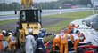 Vážná nehoda Bianchiho poznamenala velkou cenu F1 v Japonsku
