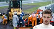 Po vážné nehodě Julese Bianchiho skončila Velká cena Japonska předčasně