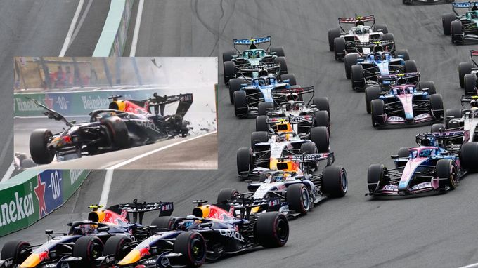 Verstappen boural! Skončil už v prvním kole. Domácí derniéra dopadla smutně Verstappen boural! Skončil už v prvním kole. Domácí derniéra dopadla smutně