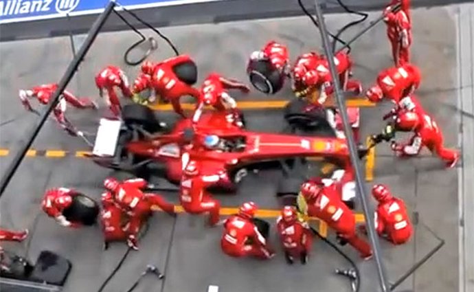 Video: Pit stop Formule 1 kdysi a dnes