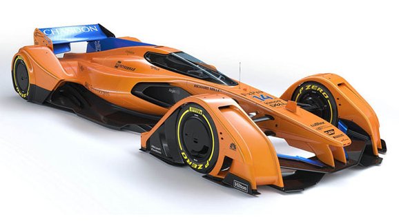 McLaren ukazuje budoucnost F1: Jezdec vůz ovládne myšlenkami, ale fanoušek jej neuvidí