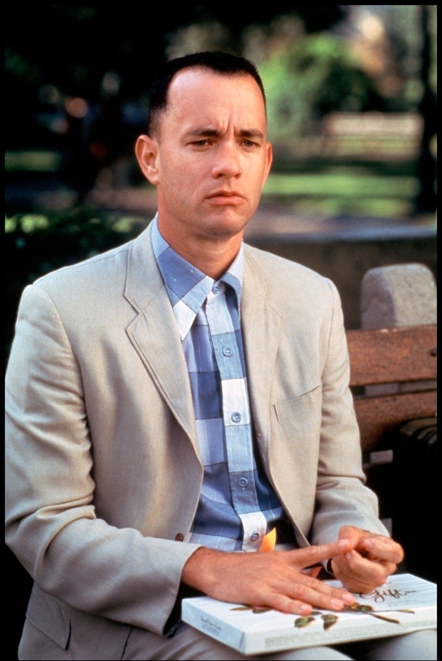 1994 - Tom Hanks jako Forrest Gump