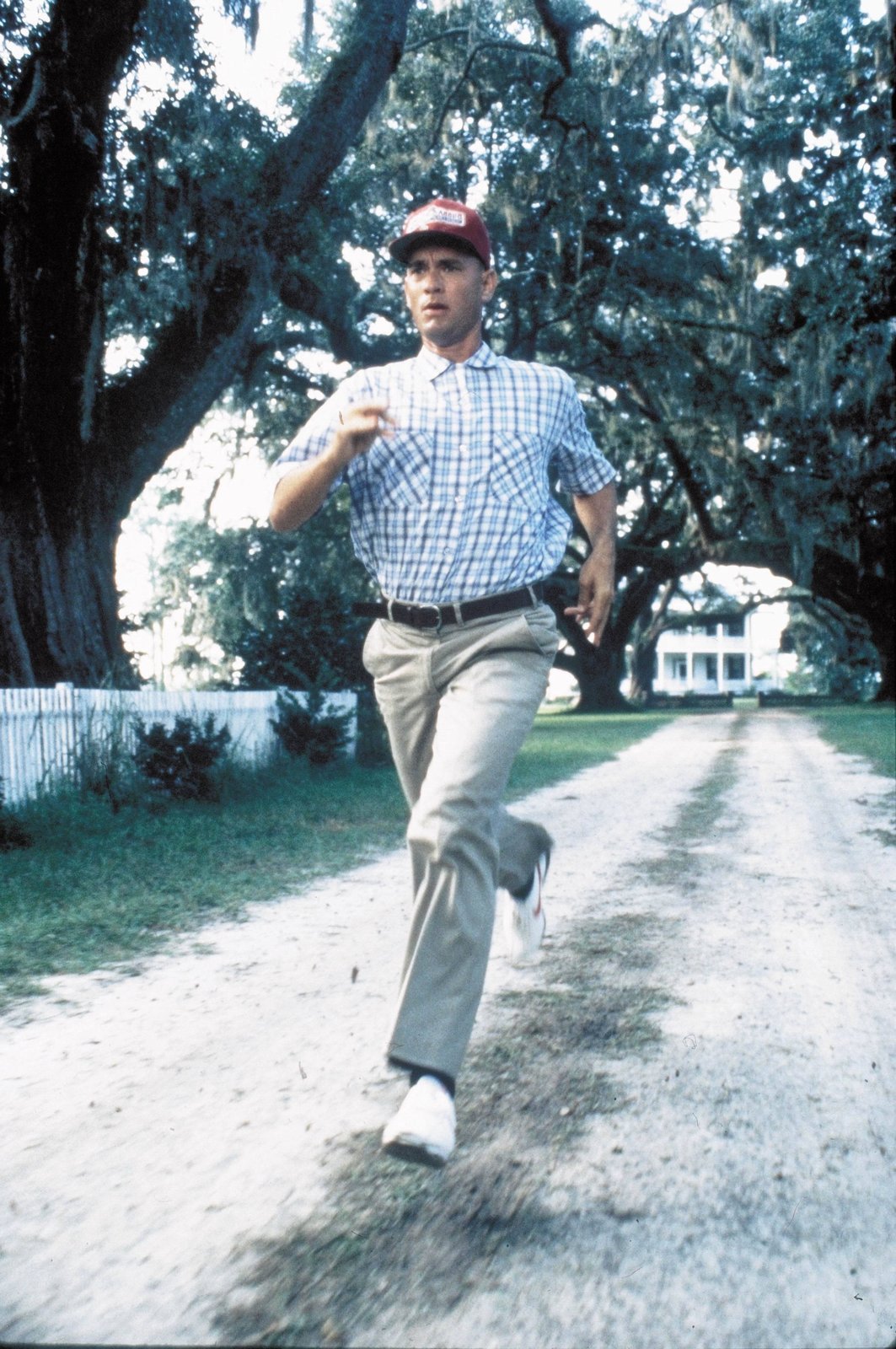 Filmový Forrest Gump v podání Toma Hankse.