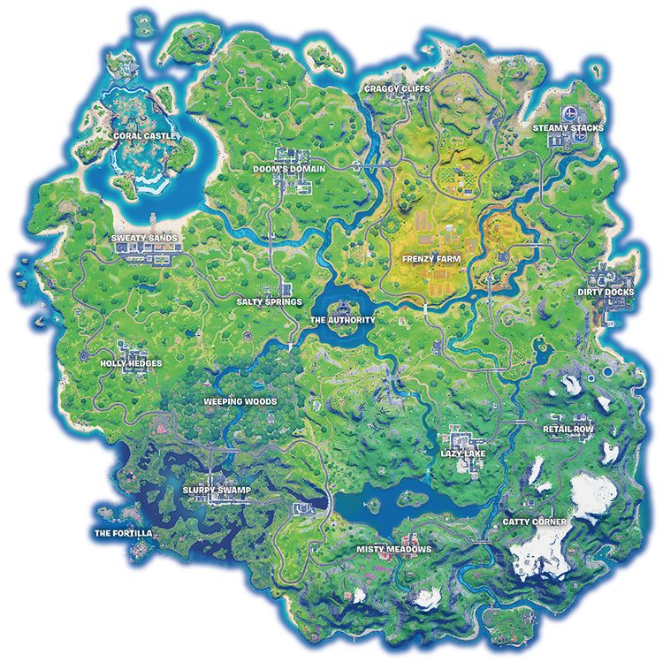 Herní mapa ve Fortnite Nexus War prošla významnou proměnou