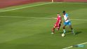 Baník - Pardubice: Tijani tvrdou bombou brzy otevřel skóre, 1:0