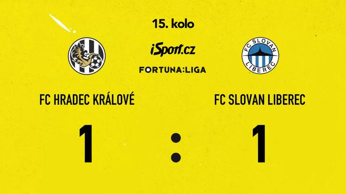 SESTŘIH: Hradec - Liberec 1:1. Slovan znovu venku nevyhrál, v akci VAR SESTŘIH: Hradec - Liberec 1:1. Slovan znovu venku nevyhrál, v akci VAR