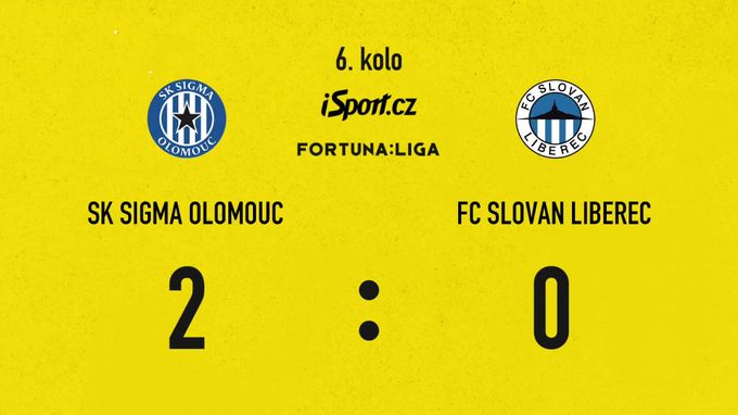 SESTŘIH: Olomouc - Liberec 2:0. Čtvrtá výhra pro Sigmu, trefil se i Juliš SESTŘIH: Olomouc - Liberec 2:0. Čtvrtá výhra pro Sigmu, trefil se i Juliš