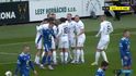 Slovácko – Mladá Boleslav: Vlasij Sinjavskij uklidil míč do sítě na zadní tyči, 1:0