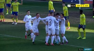 SESTŘIH: Hradec - Zlín 2:1. První jarní výhra, pomohl skvělý start