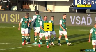 SESTŘIH: Jablonec - Pardubice 1:1. Další ztráta domácích, trefil se Čvančara