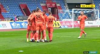 SESTŘIH: Baník - Boleslav 2:1. Obrat domácích, vítězný gól dal Tetour