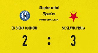SESTŘIH: Olomouc - Slavia 2:3. Jurečka řídil obrat, ale titul už je pryč